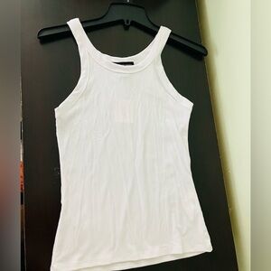 White Streetwear society tank top